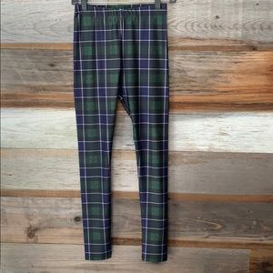 Plaid Tartan Leggings - Poprageous M